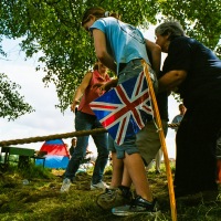 Kingswood Wotton tug of war and BBQ