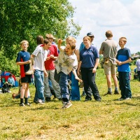 Kingswood Wotton tug of war and BBQ