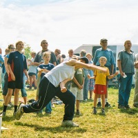 Kingswood Wotton tug of war and BBQ