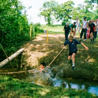 Kingswood Wotton tug of war and BBQ