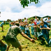 Kingswood Wotton tug of war and BBQ