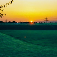 Sunset at home