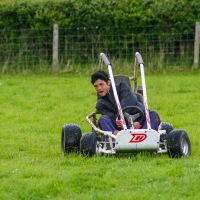 Go Carting at Georhe and Annies