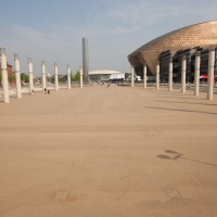 Torchwood Fountain in Cardiff