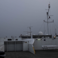 Fog on trip to Gurnsey