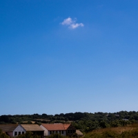 A cloud in the sky