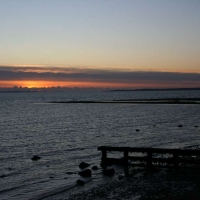 View from along the foreshore at the Haven