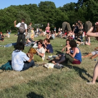 Stone circle area