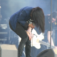 The Dead Weather at Pyramid Stage Glastonbury