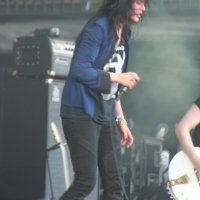 The Dead Weather at Pyramid Stage Glastonbury