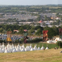 Panoramic view of the site
