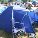 Our tent by Gate E