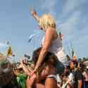 Slash at Pyramid Stage Glastonbury Crowd