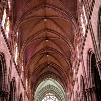 Ecuador, Quito. Basilica of the National Vow.