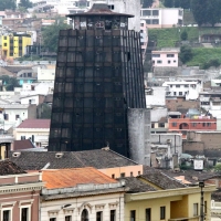 Ecuador, Quito. Derelic Bank