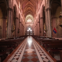 Ecuador, Quito. Basilica of the National Vow.