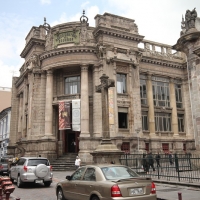 Ecuador, Quito. An old bank building