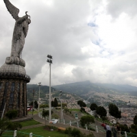 Ecuador, Quito, El Panecillo, the Virgin