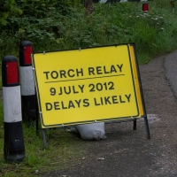 Olympic Torch in Stoke Mandeville