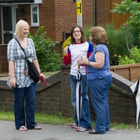 Olympic Torch in Stoke Mandeville