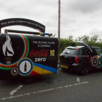 Olympic Torch in Stoke Mandeville