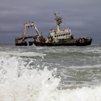 Skeleton coast the ship wreck Zeila