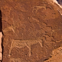 Twyfelfontein, Namibia  petroglyph