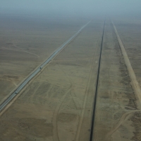 View of road to Swakopmund