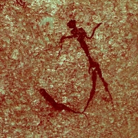 Rock art at Ai Aba Lodge, Erongo region, Namibia