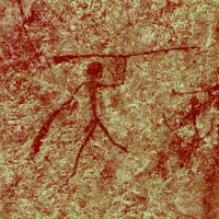 Rock art at Ai Aba Lodge, Erongo region, Namibia