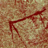 Rock art at Ai Aba Lodge, Erongo region, Namibia