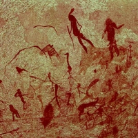 Rock art at Ai Aba Lodge, Erongo region, Namibia