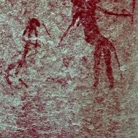 Rock art at Ai Aba Lodge, Erongo region, Namibia