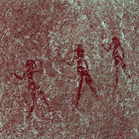 Rock art at Ai Aba Lodge, Erongo region, Namibia