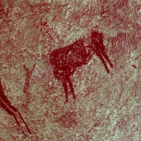 Rock art at Ai Aba Lodge, Erongo region, Namibia