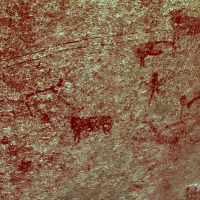 Rock art at Ai Aba Lodge, Erongo region, Namibia