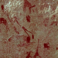 Rock art at Ai Aba Lodge, Erongo region, Namibia