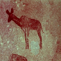 Rock art at Ai Aba Lodge, Erongo region, Namibia