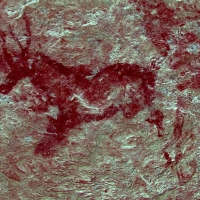 Rock art at Ai Aba Lodge, Erongo region, Namibia