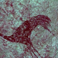 Rock art at Ai Aba Lodge, Erongo region, Namibia