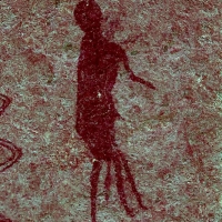 Rock art at Ai Aba Lodge, Erongo region, Namibia