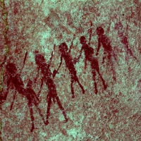 Rock art at Omandumba, Namibia