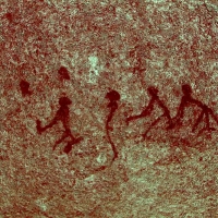 Rock art at Omandumba, Namibia