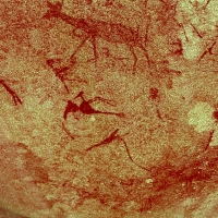 Rock art at Omandumba, Namibia