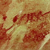 Rock art at Omandumba, Namibia