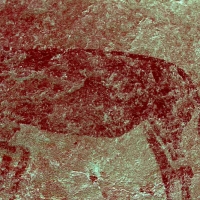 Rock art at Omandumba, Namibia