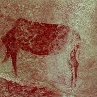 Rock art at Omandumba, Namibia