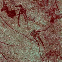 Rock art at Omandumba, Namibia