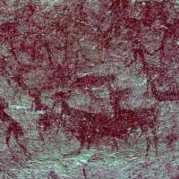 Rock art at Omandumba, Namibia