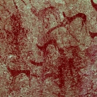 Rock art at Omandumba, Namibia